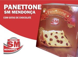 Panettone com Gotas de Chocolate